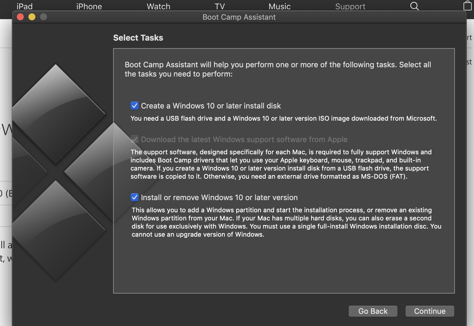 download windows for usb mac